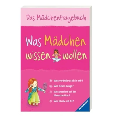 Afbeelding van Was Mädchen wissen wollen: Das Mädchenfragebuch