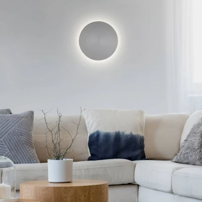 Afbeelding van Paul Neuhaus Design wandlamp Akku Puntua Ø 18cm grijs 8152 15