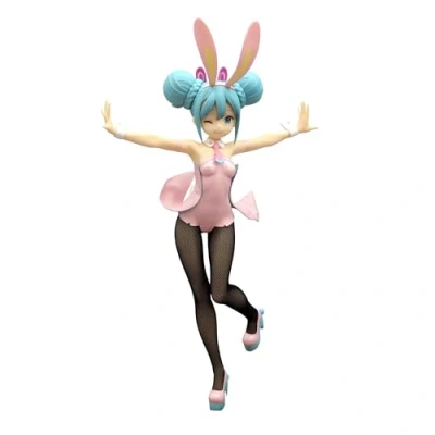 Afbeelding van Hatsune Miku BiCute Bunnies PVC Statue Wink Pearl Pink Color Ver. 30 cm