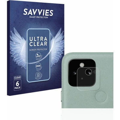 Afbeelding van Savvies (6 Stuks) Schermbeschermer voor Google Pixel 5 (ALLEEN Camera Lens) Screen Protector Ultra Transparant