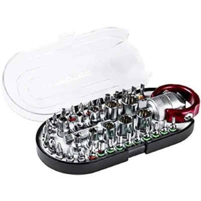 Afbeelding van TROTEC 40 delige bit en dopsleutelset De praktische allround set met diverse schroefbits, dopsleutels een robuuste ratelschroevendraaier