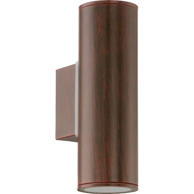 Afbeelding van EGLO RIGA Wandlamp buiten LED 6.5 cm Bruin