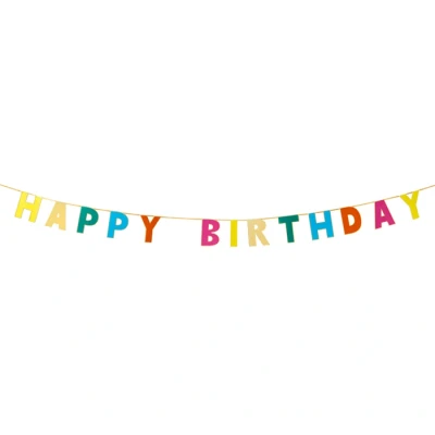 Afbeelding van ‘Happy Birthday’ Multicolor 3 Meter