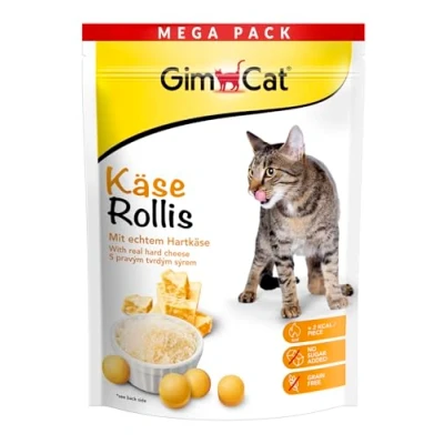 Afbeelding van GimCat Kaas Rollis 425 g