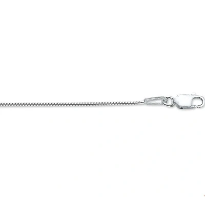 Afbeelding van Zilveren Ketting Slang Rond 0,9 mm x 42 cm lang