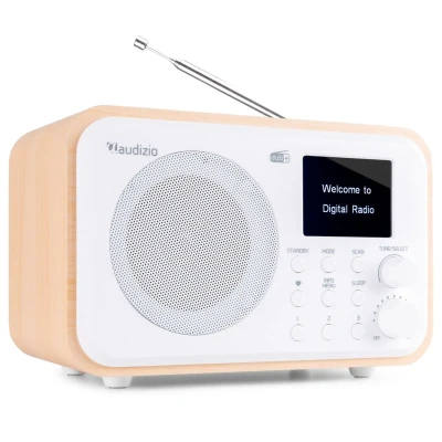 Afbeelding van Audizio Milan draagbare DAB radio met Bluetooth, FM en accu