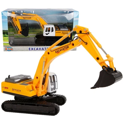 Afbeelding van 2 Play graafmachine diecast 22 cm geel