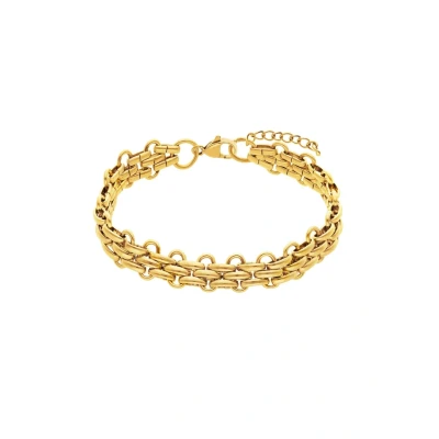 Afbeelding van Lucardi Statement Armband goldcoloured, Dames, Maat: One Size, Gold/coloured
