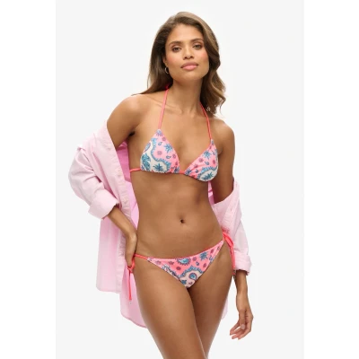 Afbeelding van Superdry Vrouwen Triangelbikinitop met Koordjes Roze Grootte: 36