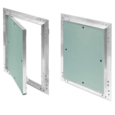 Afbeelding van Inspectieklep GK inzetstuk 150 x 200 mm gipsplaat 12,5 KRAL1 inspectiedeur inspectieonderhoudsdeur 15x20cm onderhoud reinigingsklep onderhoudsopening met aluminium frame geschikt voor vochtige