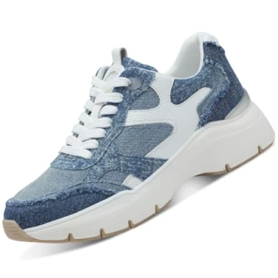 Afbeelding van Tamaris Core Dames Sneakers DENIM COMB Maat 40