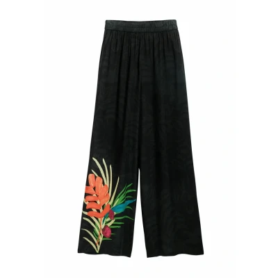Afbeelding van Desigual Broek, Dames, Maat: Small, Black