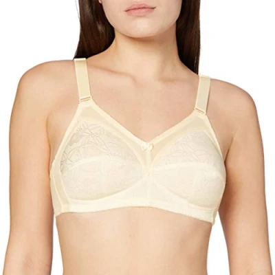 Afbeelding van Sassa Dames BH Soft Jacquard, ivoor (champagne 00300), 75B