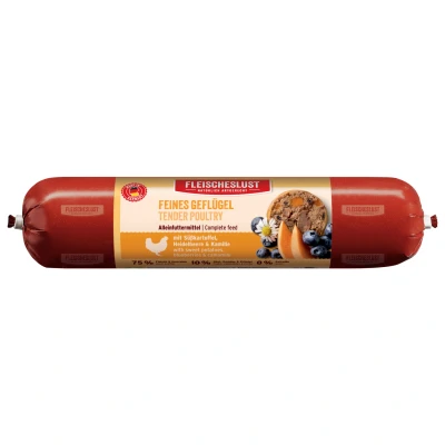 Afbeelding van Fleischeslust Classic 6 x 800 g Fijn gevogelte met zoete aardappel, bosbes &amp; kamille