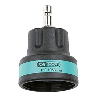 Afbeelding van KS Tools, Voertuig gereedschap, Adapter voor koelsysteem M46 x 3,0, turkoois