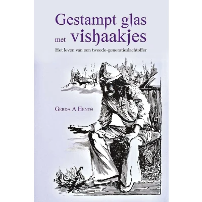 Afbeelding van Gestampt glas met vishaakjes