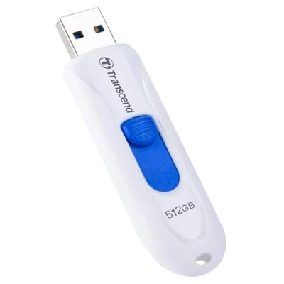 Afbeelding van Transcend JetFlash 790 USB 3.1 Gen 1 stick TS512GJF790W, 512 GB, wit