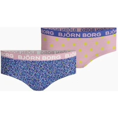Afbeelding van Bjorn Borg Meisjes Hipster 2p Tiny Flower &amp; Dot Maat 110 116 Vrouwen