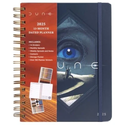 Afbeelding van 2025 Dune: Part 2 13 Month Weekly Planner