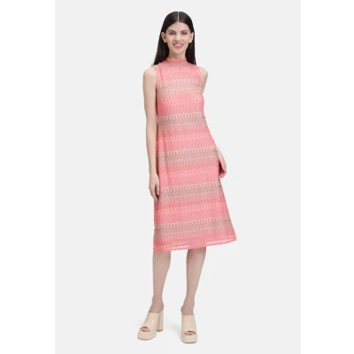 Afbeelding van Cartoon MIT Stehkragen Jurk, Dames, Maat: 34, Rosa taupe