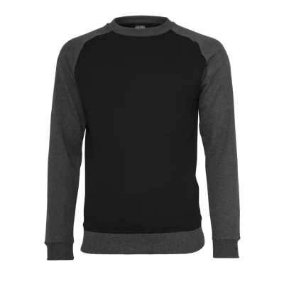 Afbeelding van Urban Classics Sweater, Heren, Maat: 5XL, Black/charocoal