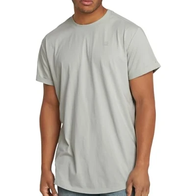 Afbeelding van G STAR Lash Jersey T shirt voor heren, Grijs (Gs Mercury D16396 b353 g987), XL