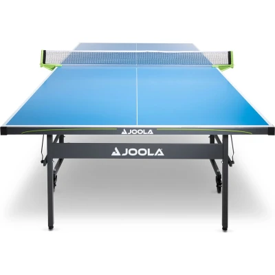 Afbeelding van JOOLA tafeltennistafel met waterdichte netset, aluminium composiet voor toernooikwaliteit, geschikt binnen en buiten, 10 minuten eenvoudige montage