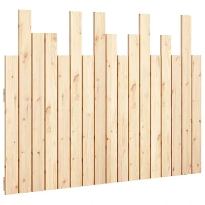 Afbeelding van vidaXL Hoofdbord wandmontage 108x3x80 cm massief grenenhout