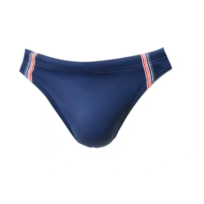 Afbeelding van HOM Micro Nautical Cup Zwembroek voor heren, Marine Gestreept Lint, XL