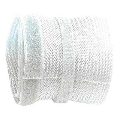 Afbeelding van RICOO Z9085W 10 kabelgoot wit 1000 cm lang x 8,5 breed kabelslang hersluitbaar met klittenbandsluiting kabelbeheer
