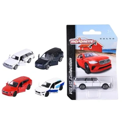 Afbeelding van Majorette 212053052SD1 Volvo auto&#039;s van metaal met vrijloop en bewegende delen, voertuigen: 7,5 cm, vanaf 3 jaar, verkrijgbaar in verschillende uitvoeringsvormen, willekeurig