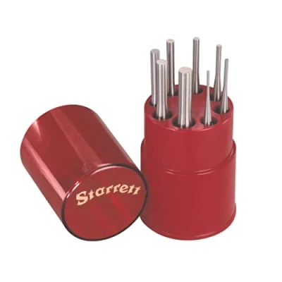 Afbeelding van Starrett S565WB Splintenpons, 8 delige set, 1/16&quot; 5/16&quot; boutdiameter, 4&quot; totale lengte, in kunststof koffer