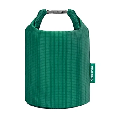 Afbeelding van Roll&#039;eat ® Grab&#039;n&#039;Go Active Waterdichte zak van 2,5 liter, milieuvriendelijk, BPA vrij, isoleert vocht, kleding of voorwerpen, Groen, zakken