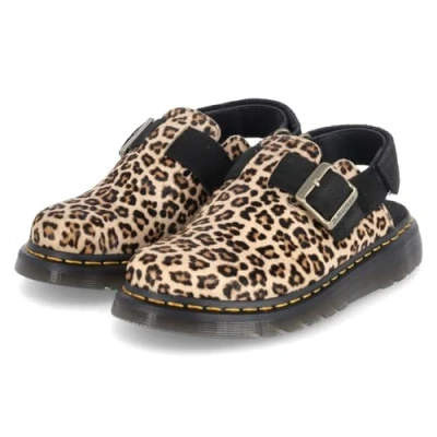 Afbeelding van Dr. Martens Jorge II Unisex Clogs Light tan/black, Maat: 36, tan/black Veloursleer