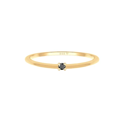 Afbeelding van Elli DIAMONDS Ring goud / zwart