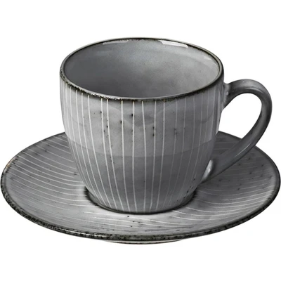 Afbeelding van Broste Copenhagen Nordic Sea Cup W/Saucer D14xH8.8cm 15cl