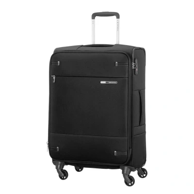 Afbeelding van Samsonite Base Boost Spinner 66 Expandable black Zachte koffer