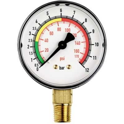 Afbeelding van Metabo Accessoires Manometer bandenvuller RD 63 R 1/4&quot; 0 12 bar 901026815