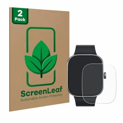 Afbeelding van ScreenLeaf Screenprotector voor Xiaomi Redmi Watch 4 Duurzame schermbescherming Folie Beschermfolie transparant (2 Stuks)