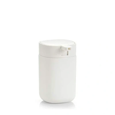 Afbeelding van Zeller Zeeppompje/dispenser kunststof wit 12 cm modern