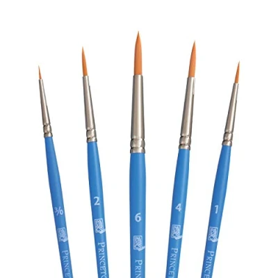 Afbeelding van Princeton SelectArtiste Fine Art Multi Techniek Borstelset, 5 x Synthetische Borstels, Mixed Media, Ideaal voor Professionals &amp; Studenten