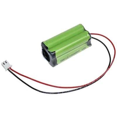 Afbeelding van 4,8 V 600 mAh AAA Micro Ni MH Mexcel noodverlichting accupack NS4/600 AAAHT kabel en stekker modelbouw noodlicht veiligheidsverlichting