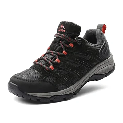 Afbeelding van NORTIV8 wandelschoenen voor dames Lichtgewicht ademende van mesh Outdoor werkschoenen,Size 40,Zwart,SNHS222W E