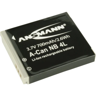 Afbeelding van Ansmann A Can NB 4 L Camera accu Vervangt originele 4L 3.7 V 700 mAh