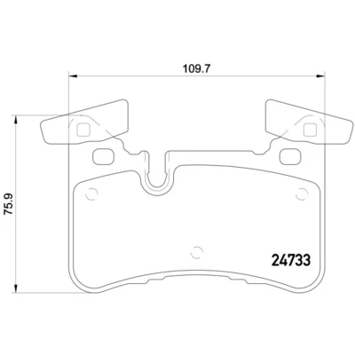 Afbeelding van Brembo Remblokset P 50 110