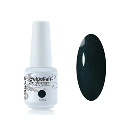 Afbeelding van Vishine Soak Off nagellak 8ml, semi permanent, UV, LED, gel, manicure, onderlak, donkerroze (1537)