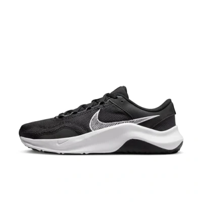 Afbeelding van Nike Legend Essential 3 Next Nature fitness schoenen zwart/wit/grijs