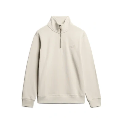 Afbeelding van Superdry Essential sweatshirt met logo en halve rits Heren Truien