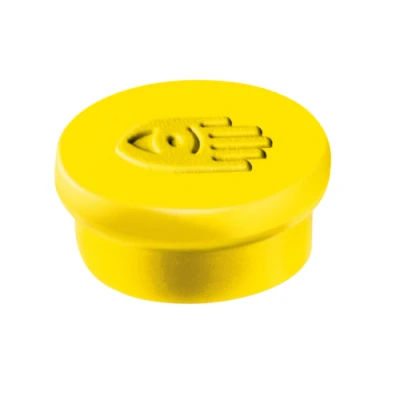 Afbeelding van Legamaster Magneet, Diameter 10 Mm, Geel, Pak Van Stuks Magneten