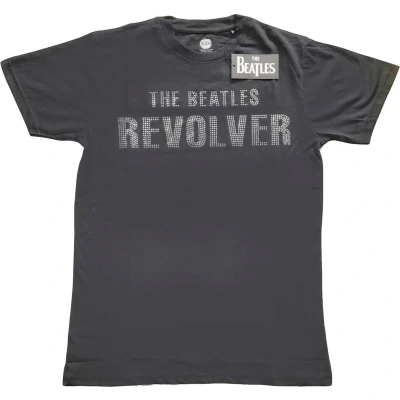 Afbeelding van The Beatles Revolver Heren T shirt L Zwart